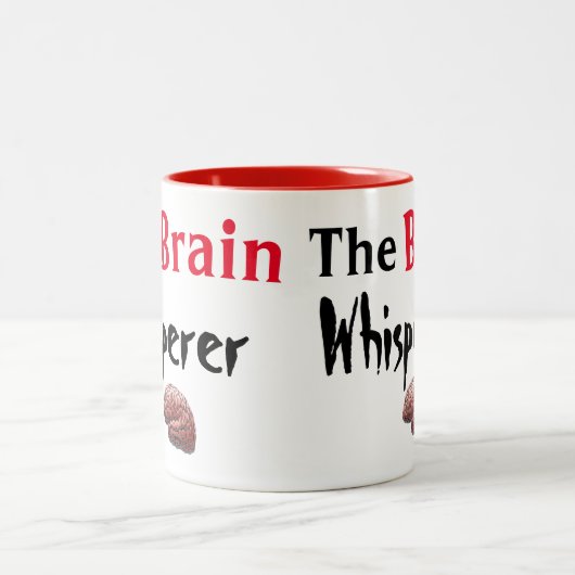 De braindrager tweekleurige koffiemok (Center)