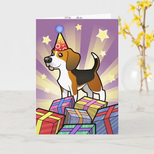 De Brak van de verjaardag Kaart (Gele Bloem)