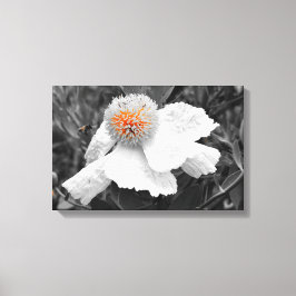 De brand binnen canvas afdruk