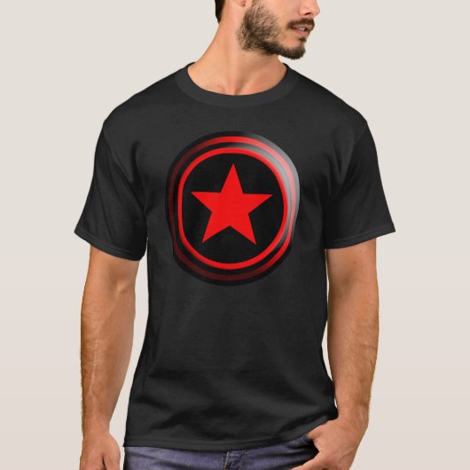 DE BRAND Red Star T-shirt (Voorkant)