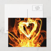 De Brand van het hart Briefkaart (Voorkant / Achterkant)