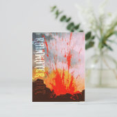 De Brand van Pele Briefkaart (Staand voorkant)