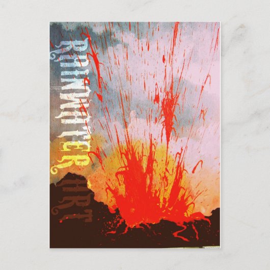 De Brand van Pele Briefkaart (Voorkant)