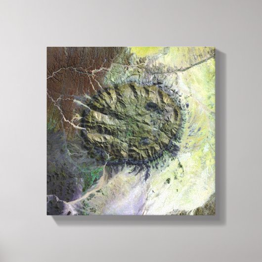 De Brandberg Massif in Noord-Namibië Canvas Afdruk (Voorkant)