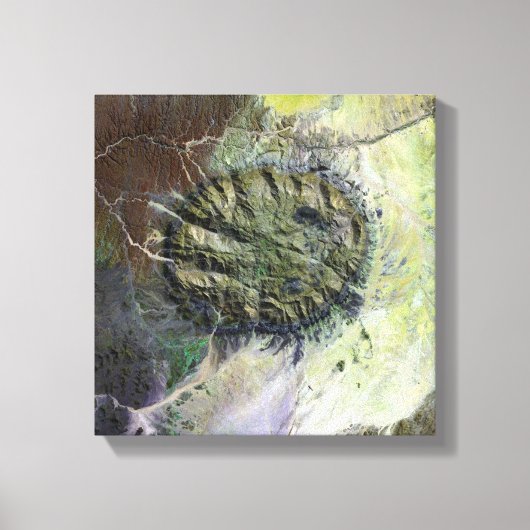 De Brandberg Massif in Noord-Namibië Canvas Afdruk (Voorkant)