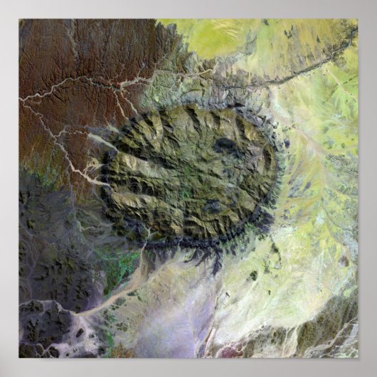 De Brandberg Massif in Noord-Namibië Poster (Voorkant)