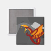 De branddraak magneet (Voorkant / Achterkant)