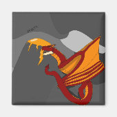 De branddraak magneet (Voorkant)