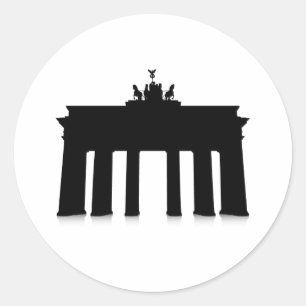 De Brandenburger Tor Ronde Sticker
