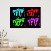 De Brandenburgse gewas collage Poster (Keuken)