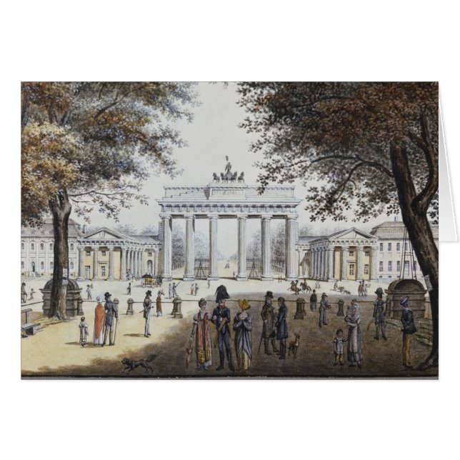 De Brandenburgse poort, Berlijn (Voorkant Horizontaal)
