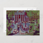 De Brandenburgse poort, Berlijn, 1929 Briefkaart (Voorkant / Achterkant)
