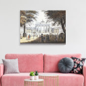 De Brandenburgse poort, Berlijn Canvas Afdruk (Insitu (Woonkamer))