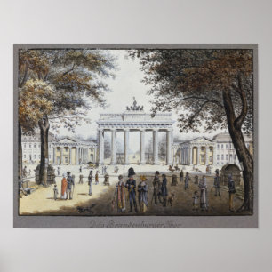De Brandenburgse poort, Berlijn Poster