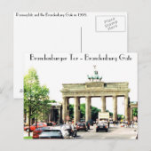 De Brandenburgse poort Briefkaart (Voorkant / Achterkant)