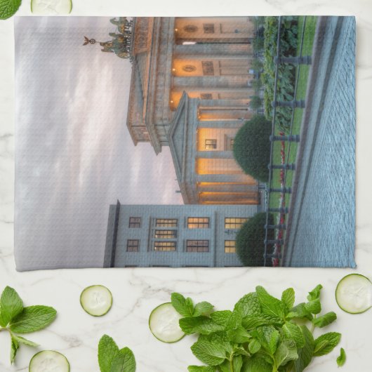 De Brandenburgse poort Theedoek (Gevouwen)