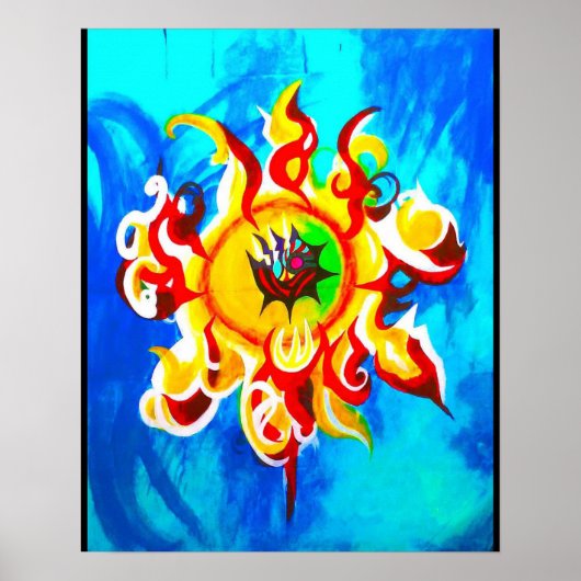 De Brandende Ster Poster (Voorkant)