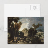 De brandende Struik, c.1635 Briefkaart (Voorkant / Achterkant)