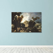 De brandende Struik, c.1635 Canvas Afdruk (Insitu (Houten vloer))