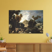 De brandende Struik, c.1635 Canvas Afdruk (Insitu (Woonkamer))