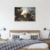 De brandende Struik, c.1635 Canvas Afdruk (Insitu (Slaapkamer))