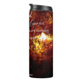 "De brandende Struik" thermische tumbler Thermosbeker (Geroteerd rechts)
