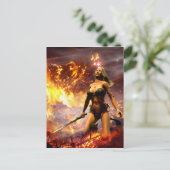 de brandgodin briefkaart (Staand voorkant)