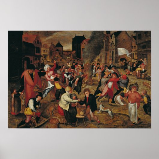De brandhaarden van St. Martin Poster (Voorkant)