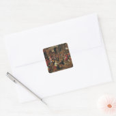 De brandhaarden van St. Martin Vierkante Sticker (Envelop)