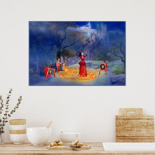 De branding poster (Keuken)