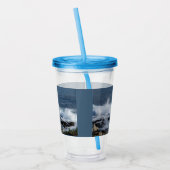 De branding van de Stille Oceaan Acryl Drinkbeker (Links)