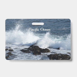De branding van de Stille Oceaan Badge