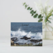 De branding van de Stille Oceaan Briefkaart (Staand voorkant)