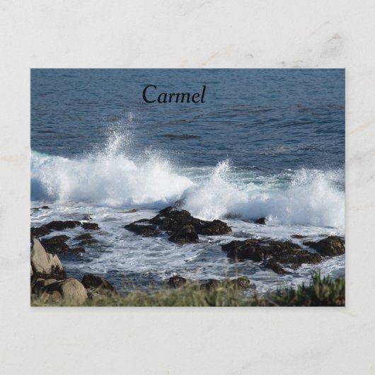 De branding van de Stille Oceaan Briefkaart (Voorkant)
