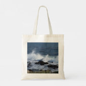 De branding van de Stille Oceaan Tote Bag (Achterkant)