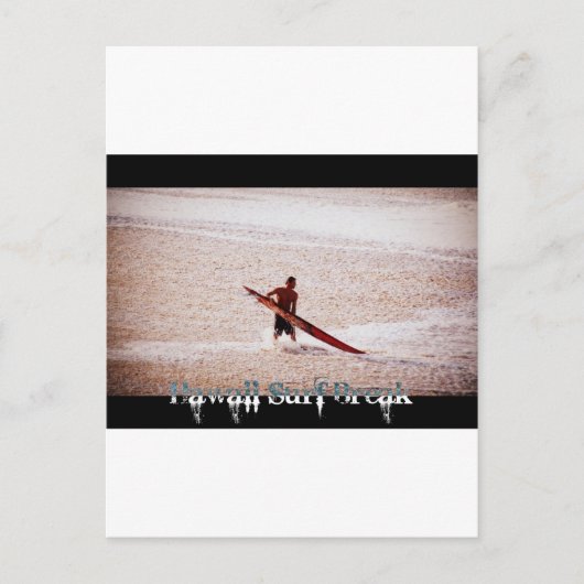 De Brandingen van de Onderbreking van het Surf van Briefkaart (Voorkant)