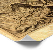 DE BRANDSTOFAMANDER VAN DE OCCULT POSTER (Hoek)