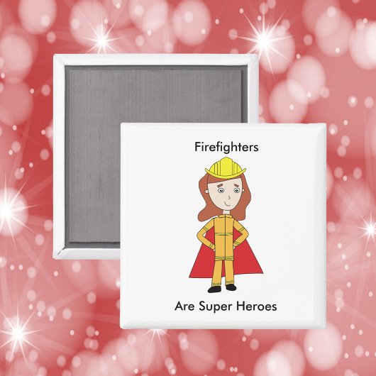 De brandweer is het Super Heroes Vrouw Magneet