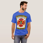 De brandweer van Baltimore City T-shirt (Voorkant volledig)
