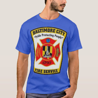 De brandweer van Baltimore City T-shirt