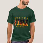 De brandweer van Boston, Massachusetts FireFi T-shirt (Voorkant)