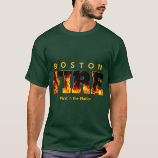 De brandweer van Boston, Massachusetts FireFi T-shirt