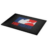 De brandweerkopvoering in drie kleuren snijplank (Hoek)