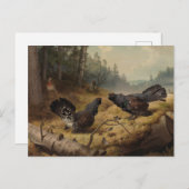 De brandweerlui van Ferdinand von Wright Briefkaart (Voorkant / Achterkant)