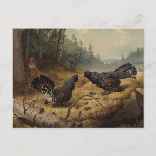 De brandweerlui van Ferdinand von Wright Briefkaart (Voorkant)