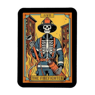 De Brandweerman Tarot Kaart Magnet Magneet