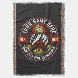 De brandweerman van het masker van de brandweerman deken