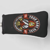 De brandweerman van het masker van de brandweerman golfheadcover (Voorkant)