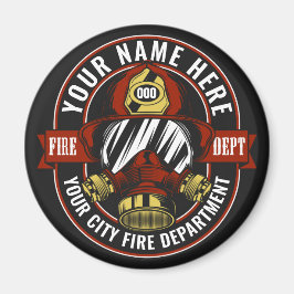 De brandweerman van het masker van de brandweerman magneet