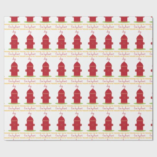 De brandwerende stof cadeaupapier (Vlak)